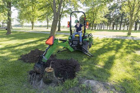 How to Remove a Tree Stump with a Backhoe 